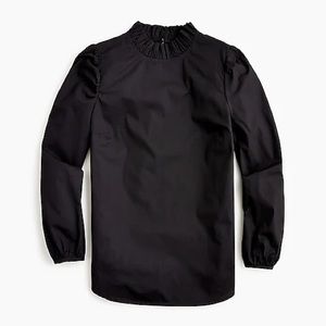 J. Crew Ruffle Neck Popover